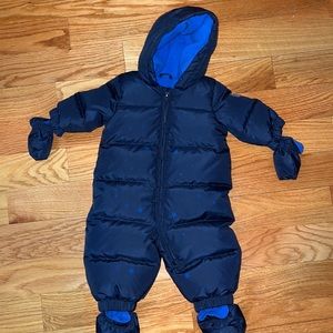 Baby Gap boys 0-6 month bunting suit